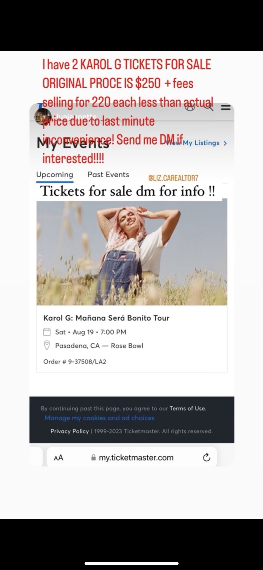 Tickets For Sale Cheaper Then Retail Value!