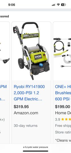 Ryobi Pressure Washer Psi With Surface Cleaner