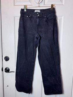 Abercrombie & Fitch Curve Love Low Rise Ultra Loose Jeans Size 26