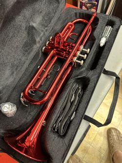 Nice Red Trumpet with New Mouthpiece and Valve Oil $200 Firm