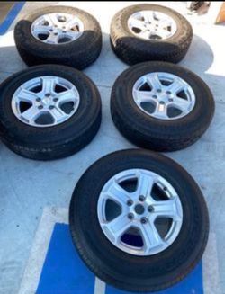 2018 Jeep Wrangler (5) Wheel Rim Set Oem Silver