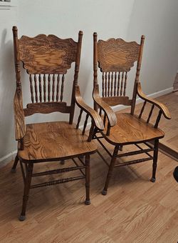 Wood chairs