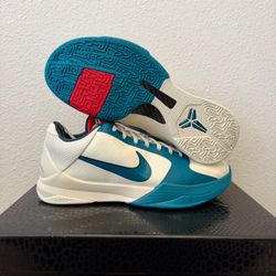 Nike Kobe 5 Protro Caitlin Clark Coconut Milk Spruce SIZE 10.5M