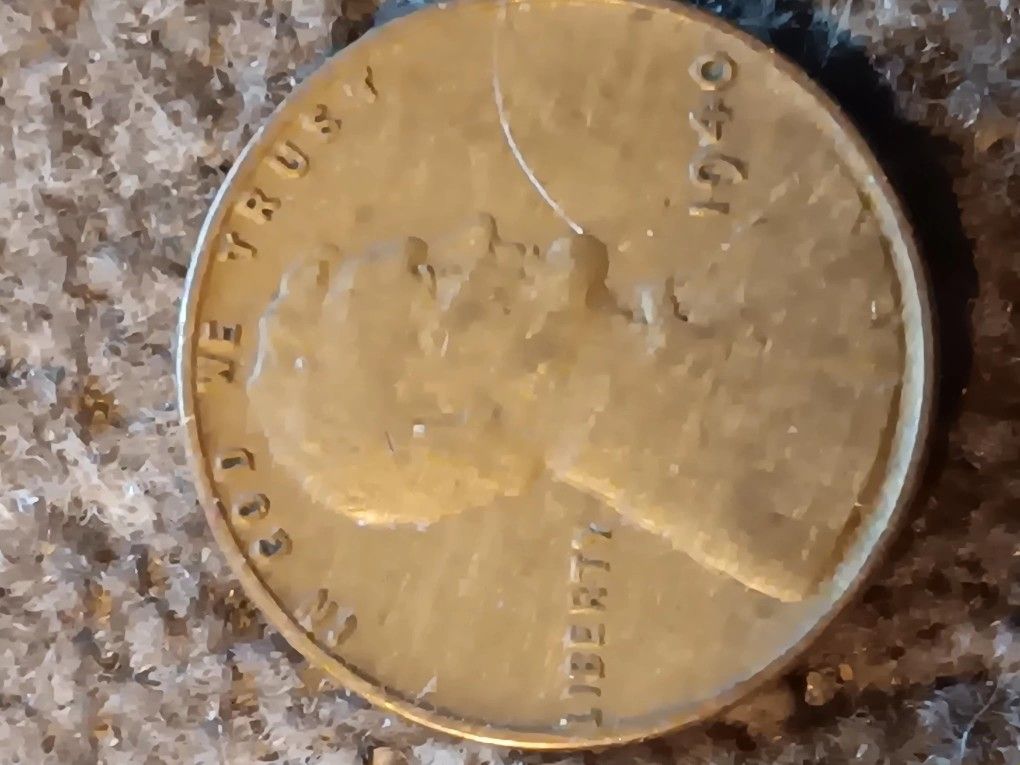Error 1940 L on rim penny