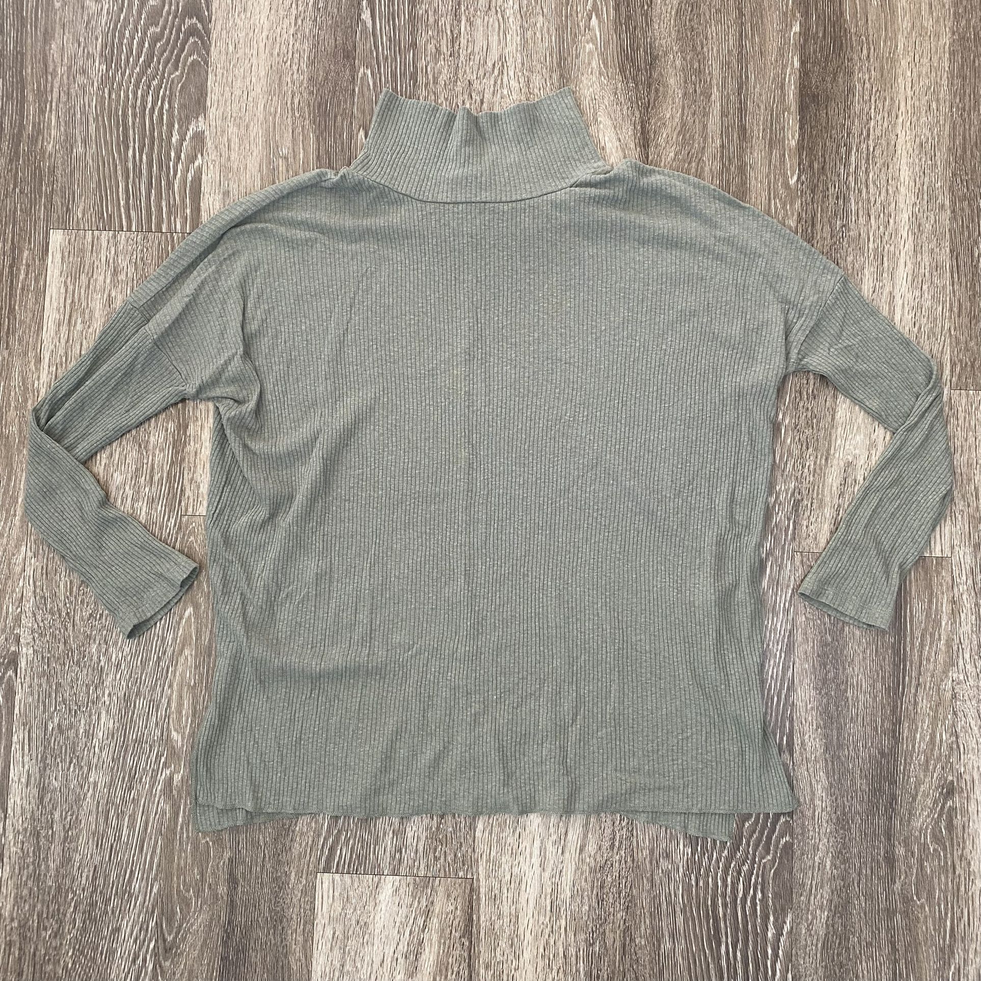 Womens Abound Green Long Sleeve Tunic - M