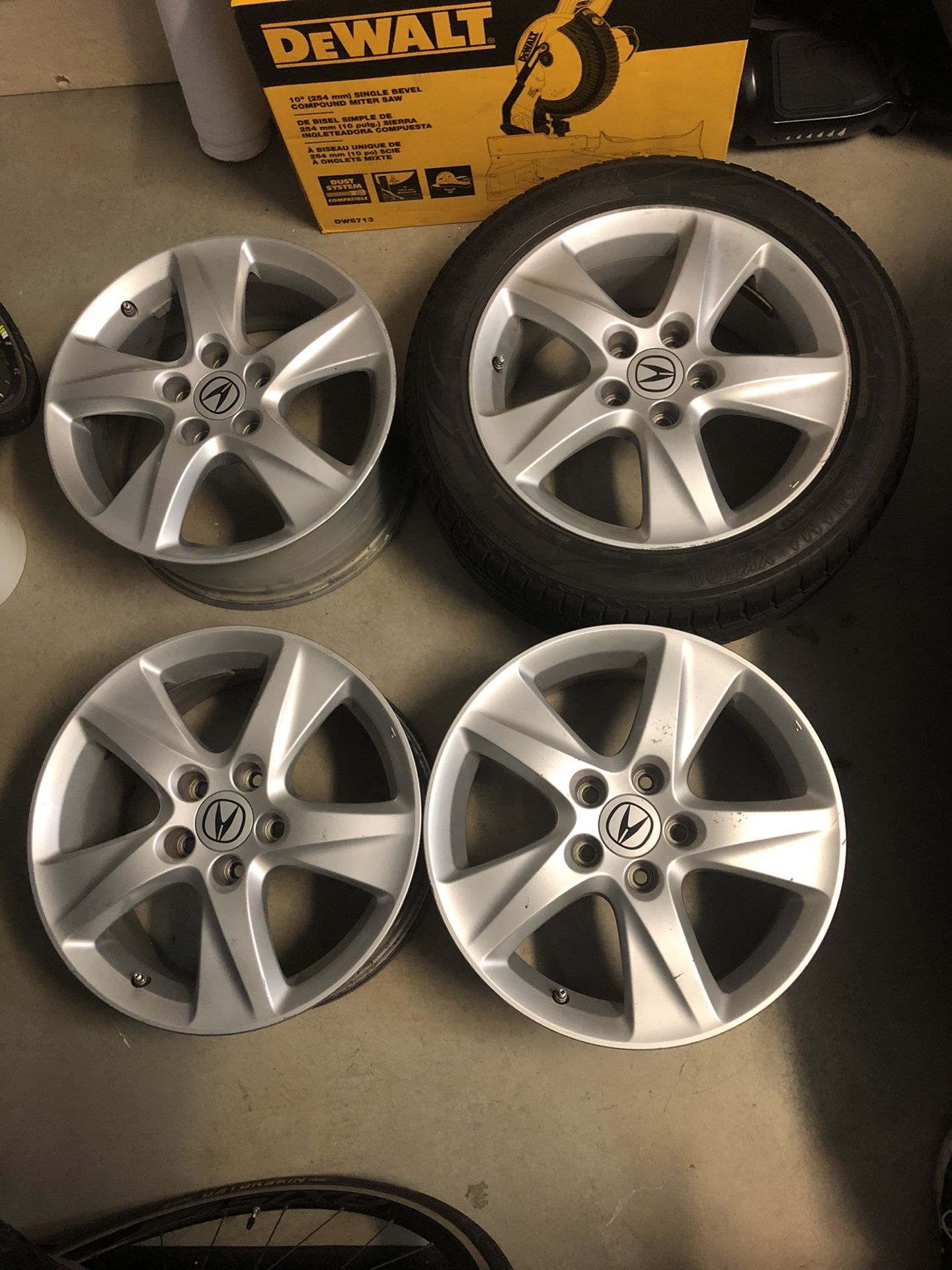 FS: 2009 Acura TSX OEM Wheels *Set of 4 Rims Only* Nice!