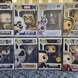 Collectibles, funko pops, dicast cars