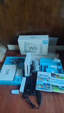 Wii sports and Wii sports resort console bundle