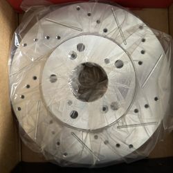 A Premium Cross Drilled and Slotted Rotors For Acura 53005 (GKG) BRS31479i
