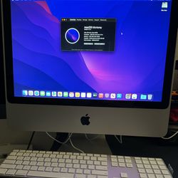 Upgraded Apple iMac 20”,  2.66GHz Intel Core 2 Duo, 8GB Ram, New Apple Keyboard/Mouse