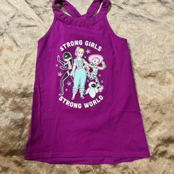 Disney softest tank top toddler girls size 6x purple shirt summer clothing Jesse