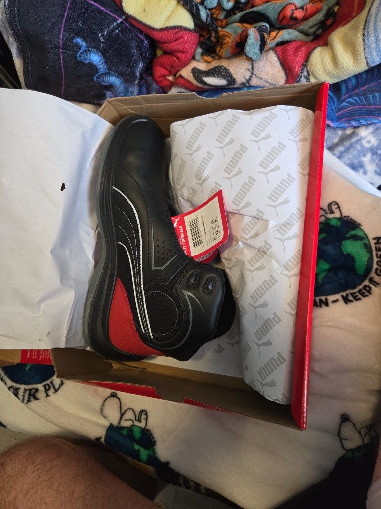 Puma Touring Black Mid Work Shoes