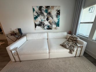 Modern Deep Seat Sofa - Extra Wide & Comfortable
