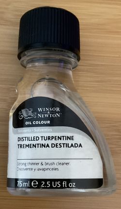 Winsor & Newton Distilled Turpentine - 2.5oz bottle
