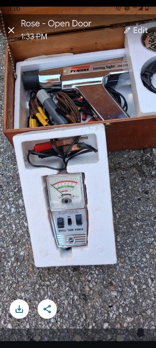 Timing Light. Penske With Wood Box. Selling For Friend