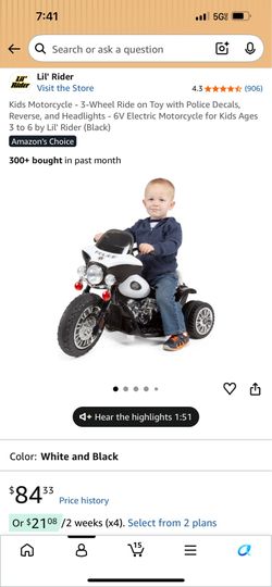 Kids motorcycle