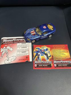 Transformers RID Side Burn Deluxe Class (2001) - 100% Complete with Manual & Card