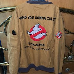 Ghost Busters Jacket- Size MENS M Fits Like A Large