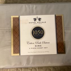 King Sheet Set..grey 