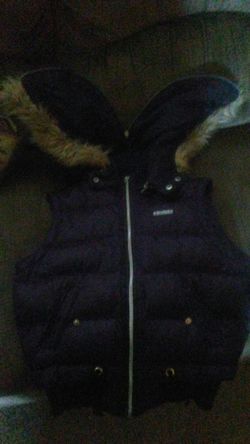 Southpole Small Fur hooded Vest Coat