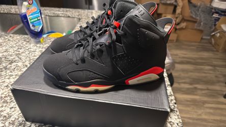 Jordan 6 black infrared (2019) size 10.5