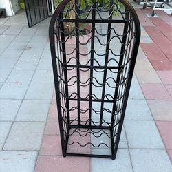Iron wine rack