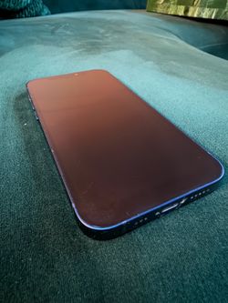 Flawless Blue iPhone 12, with 256GB