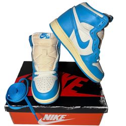 YOUTH Nike Jordan UNC reimagined retro 1 high OG grade school 3.5Y