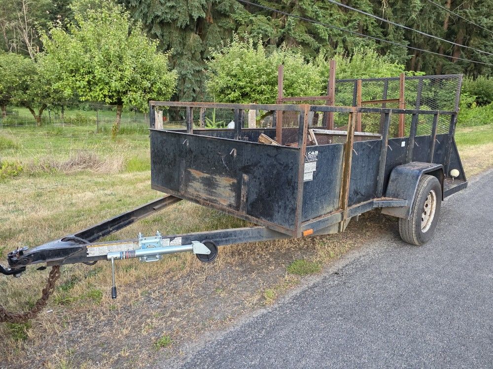 Metal Trailer With Ramp And Title
