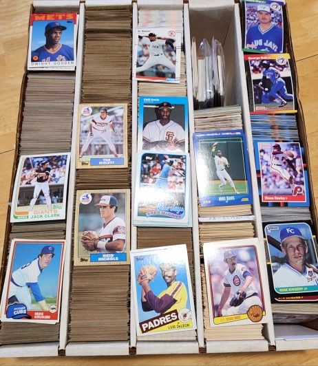 5 Row Box Of Baseball Cards( Approximately 5000), 80-89 Donruss,  79-92 Topps  80-92 Fleer & More 