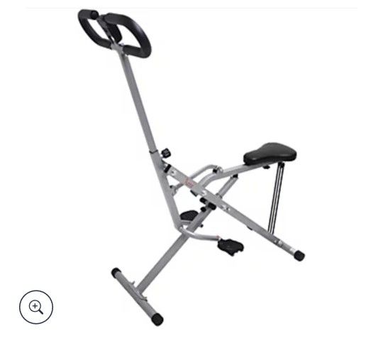 Upright Row-N-Ride Squat Assist Trainer Machine For Abs & Glute Workout