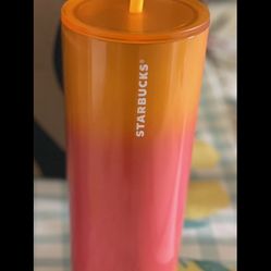 Starbucks Lemon Prism Stainless Steel Tumbler