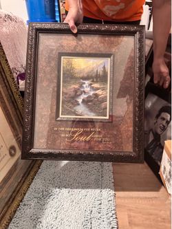 Beautiful Framed Art w/ Scripture