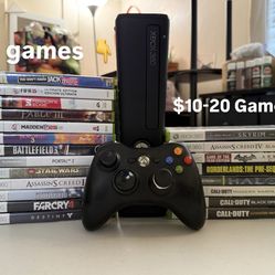 XBOX 360 + GAMES BUNDLE