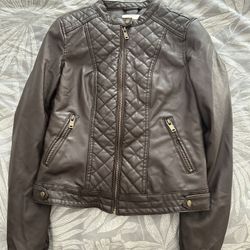 Faux Leather Jacket 