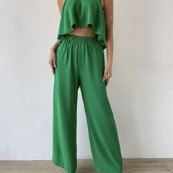 Green Two Piece Set    