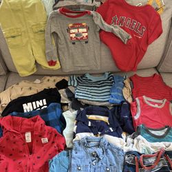 Huge lot of boys clothing  size 18 months