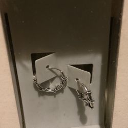 Sterling Silver Earrings ( Hoops)