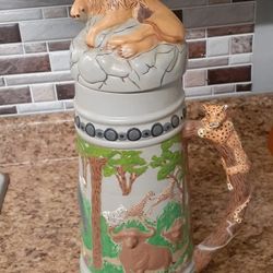 LARGE COLLECTABLE MUG 18" TALL 8" WIDE MAKE OFFER CLICK ON PICTURE YOU WILL GET FULL PICTURE SIZE 