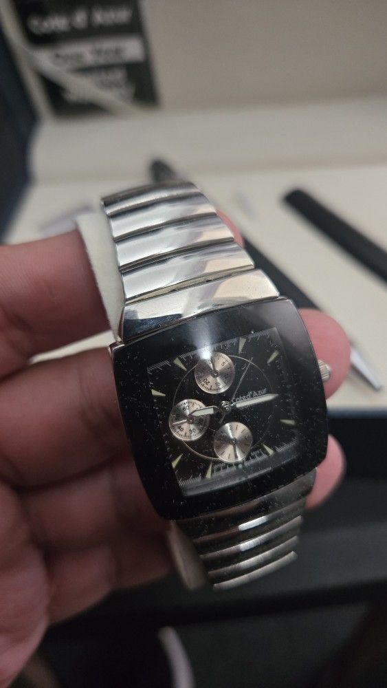 Cote d’Azur Men’s Watch Gift Set – New in Box (Watch + Pen + Keychain)