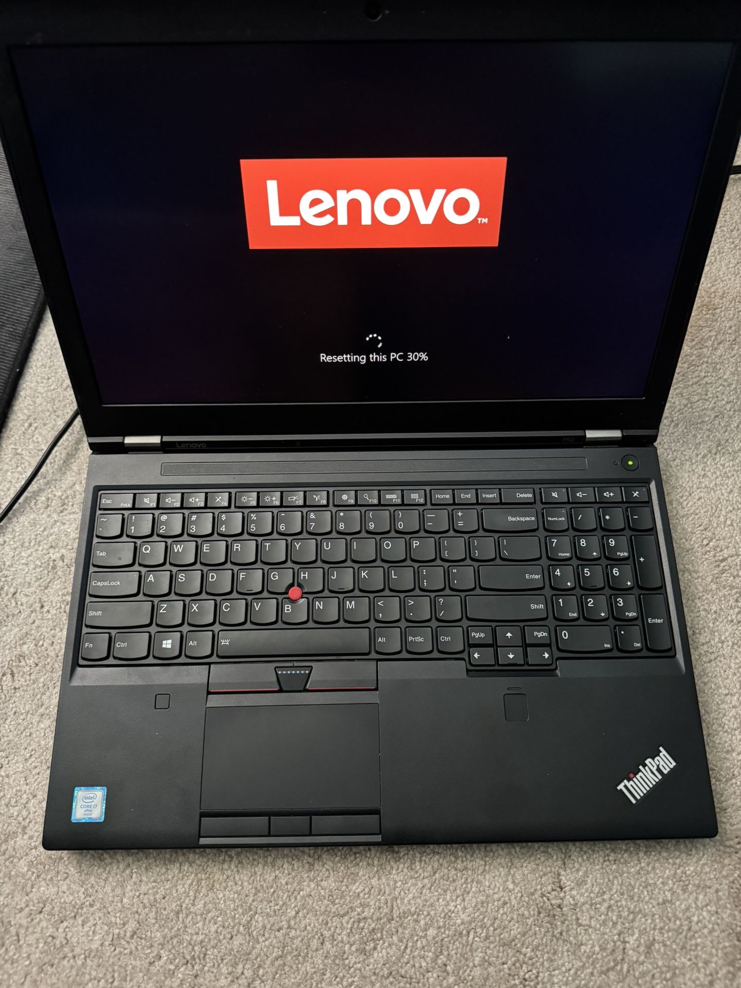 Lenovo Thinkpad Computer (has Fingerprint) 