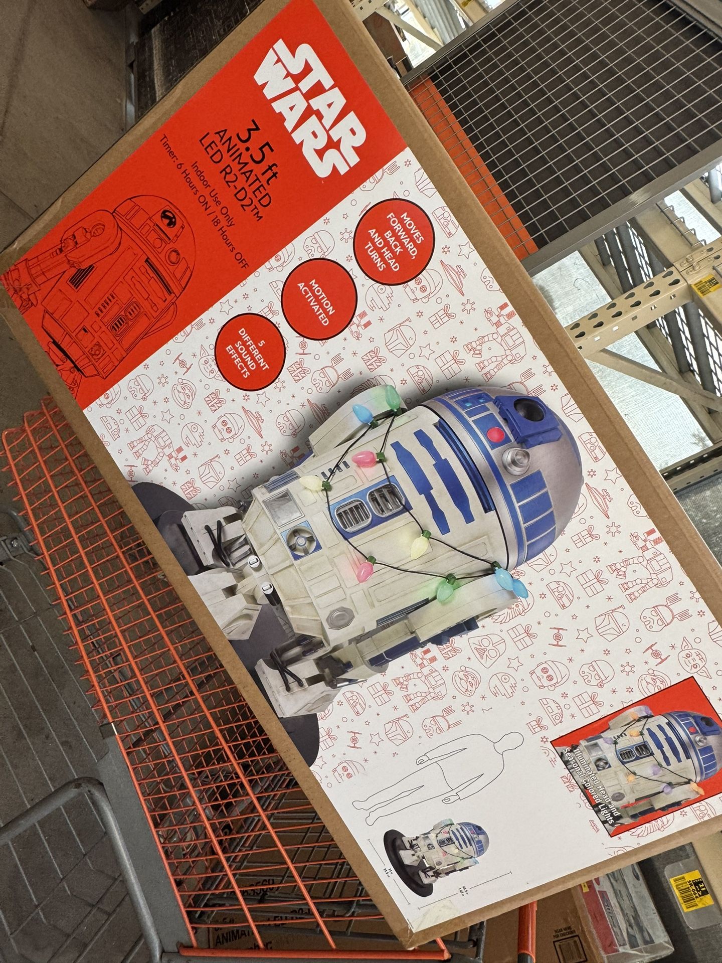 Star Wars R2 D2 Christmas Animatronic