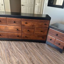 Dresser with 1 Matching  Nightstand