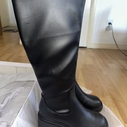 Princess Polly Hardy Boots Black Size Womens 9 NEW IN BOX $100 MSRP