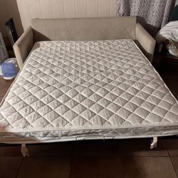 Gray Upholstered Sofa Sleeper Couch Delivered