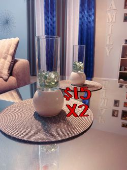 Vase Decor With Gems