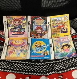 Nintendo DS Game Manuals / Inserts — Lot of 6