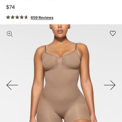 Nwot Skims Seamless Sculpt Mid Thigh Bodysuit Xl MSRP $74