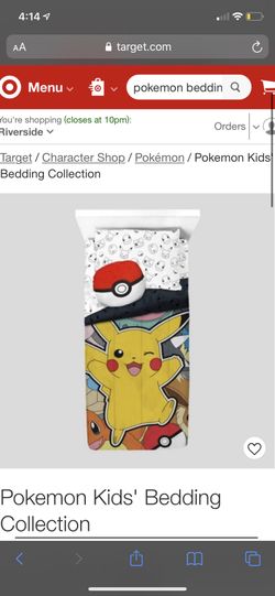 Pokémon twin bedding set