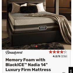 🔥🔥Beautyrest “NADIA” Queen Mattress- Black🔥🔥